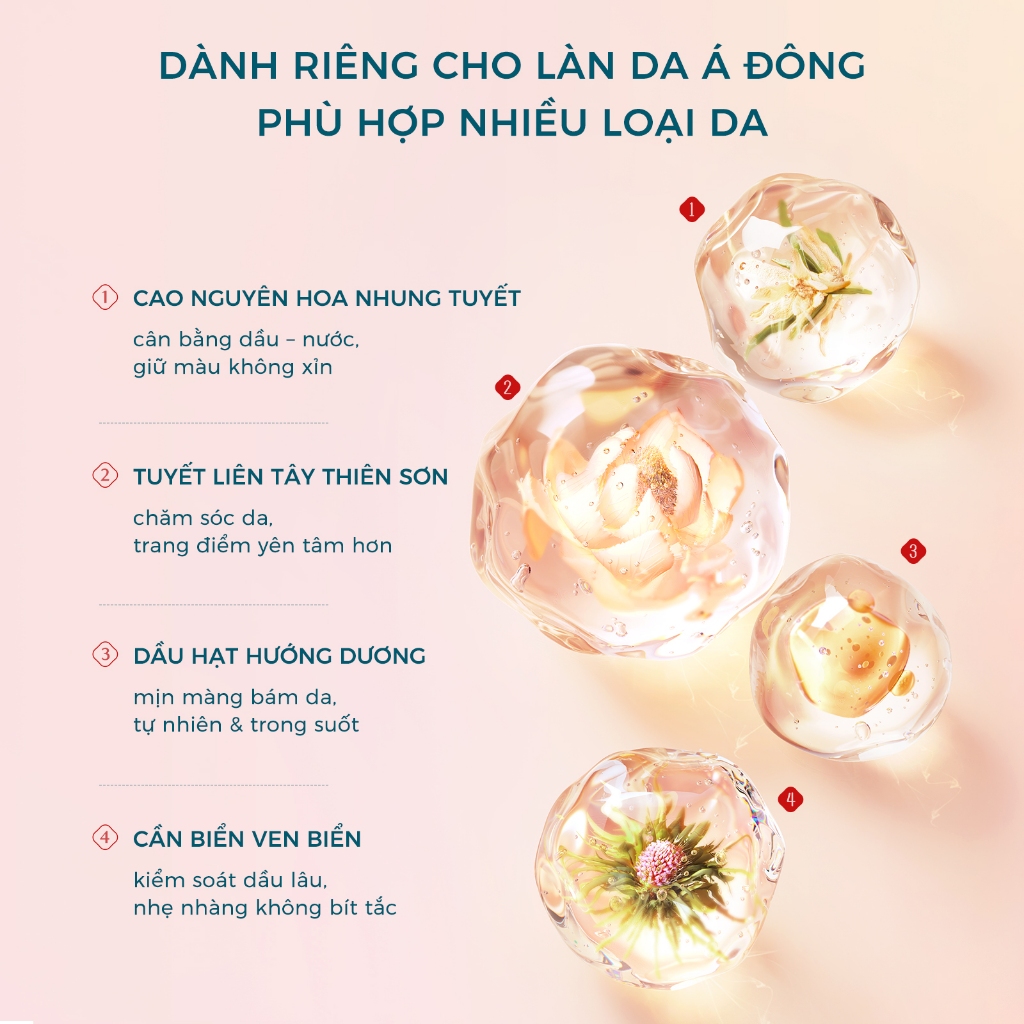 Florasis ( Hoa Tây Tử) Phấn Phủ Dạng Nén Flawless Jade Breathable - Kết Cấu Nhẹ, Hiệu Ứng Làm Sáng Cho Da Hỗn Hợp 7g