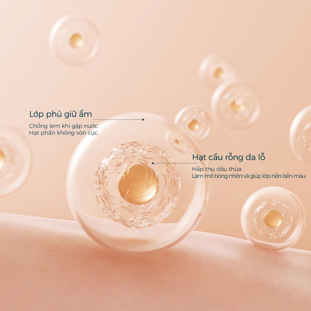 Florasis ( Hoa Tây Tử) Phấn Nén Lì Mịn Yurong Airbrushed – Finish Lì, Mịn & Lâu Trôi 9g