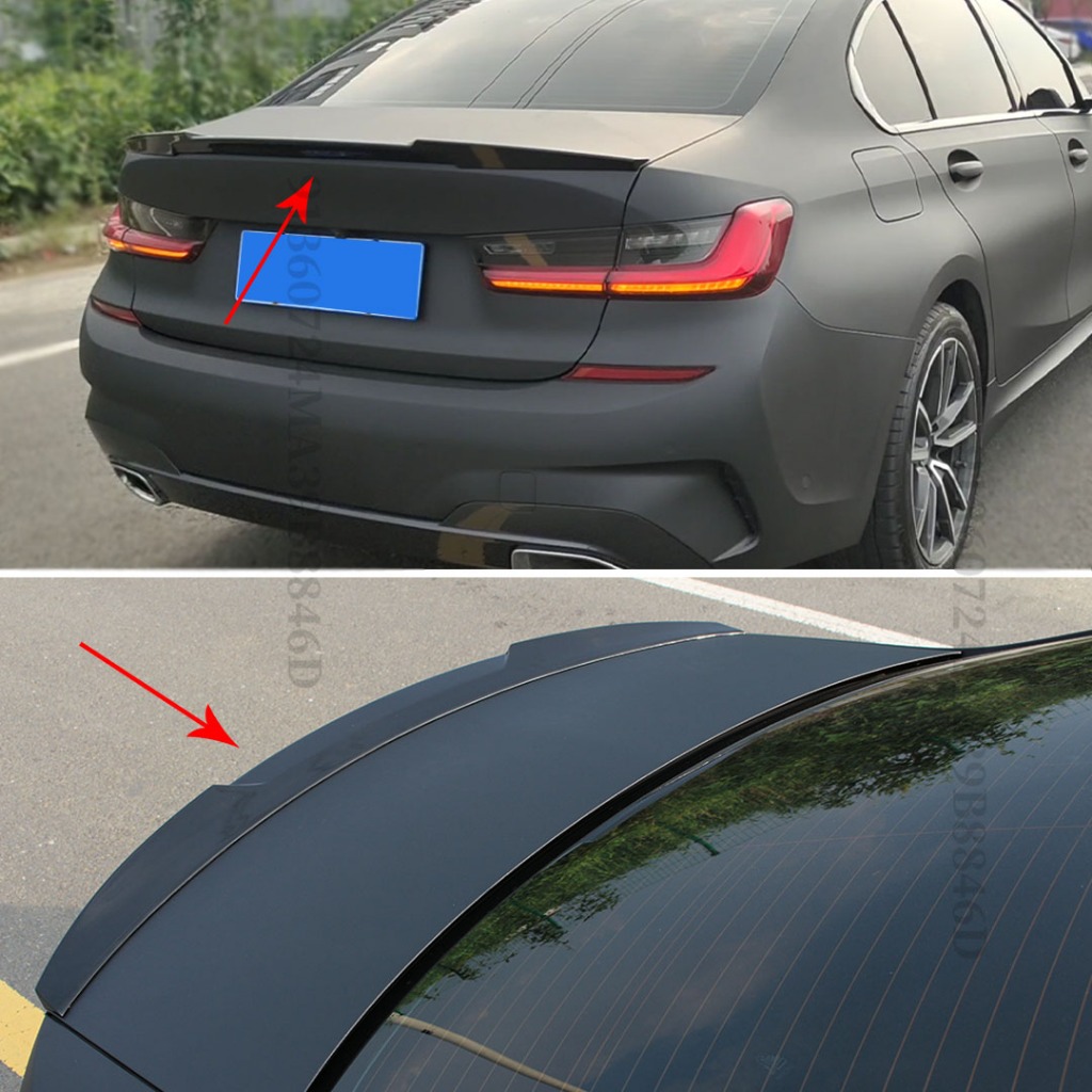 Đuôi Sửa Đổi Không Khí Đập Phía Sau Thân Cây Cánh Cánh Cánh Tái Trang Bị Thể Thao Bộ Chia Viền Cho Xe BMW 3 Series G20 G28 2019 2020 2021 2022 2023 2024 2025 Điều Chỉnh Đuôi Ô Tô