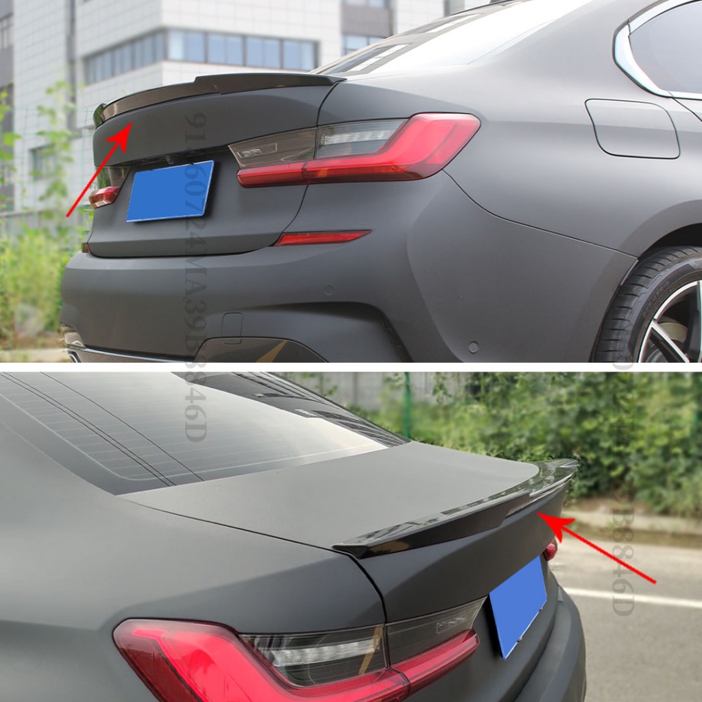 Đuôi Sửa Đổi Không Khí Đập Phía Sau Thân Cây Cánh Cánh Cánh Tái Trang Bị Thể Thao Bộ Chia Viền Cho Xe BMW 3 Series G20 G28 2019 2020 2021 2022 2023 2024 2025 Điều Chỉnh Đuôi Ô Tô
