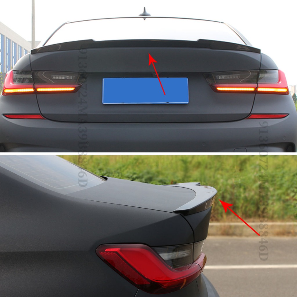Đuôi Sửa Đổi Không Khí Đập Phía Sau Thân Cây Cánh Cánh Cánh Tái Trang Bị Thể Thao Bộ Chia Viền Cho Xe BMW 3 Series G20 G28 2019 2020 2021 2022 2023 2024 2025 Điều Chỉnh Đuôi Ô Tô