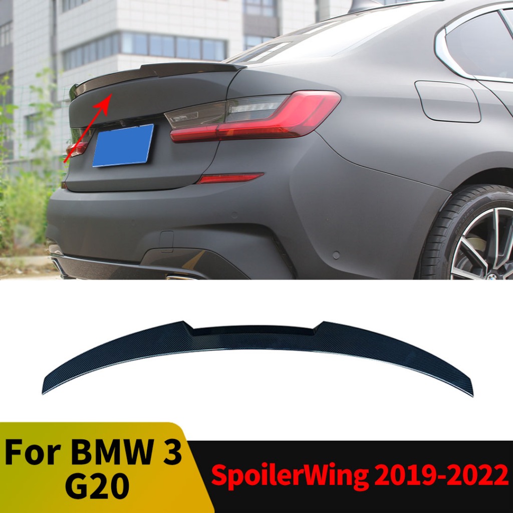 Đuôi Sửa Đổi Không Khí Đập Phía Sau Thân Cây Cánh Cánh Cánh Tái Trang Bị Thể Thao Bộ Chia Viền Cho Xe BMW 3 Series G20 G28 2019 2020 2021 2022 2023 2024 2025 Điều Chỉnh Đuôi Ô Tô