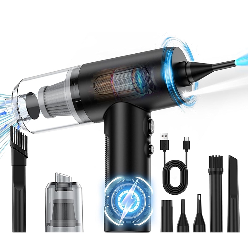 50000RPM Máy Hút Bụi Ô Tô Cầm Tay - Máy Hút Bụi Tích Hợp Bơm Hơi Mạnh - Lực Hút Mạnh - Màn Hình Kỹ Thuật Số