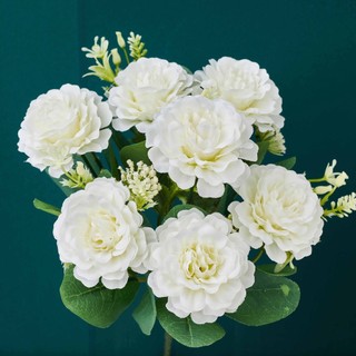Hoa Mẫu Đơn Giả Lụa Trang Trí Nhà Cửa Decor Phòng Khách Bàn Làm Việc 7 Đầu Bó Đạo Cụ Chụp Ảnh Đám Cưới Vintage Thẩm Mỹ Sang Trọng Cành Cao Cấp Như Thật Nội Thất Văn Spa Studio Sân Khấu Tiệc Sinh Nhật Cô Dâu Cầm Tay Quà Tặng Khai Trương