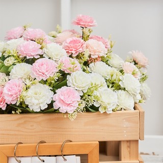 Hoa Mẫu Đơn Giả Lụa Trang Trí Nhà Cửa Decor Phòng Khách Bàn Làm Việc 7 Đầu Bó Đạo Cụ Chụp Ảnh Đám Cưới Vintage Thẩm Mỹ Sang Trọng Cành Cao Cấp Như Thật Nội Thất Văn Spa Studio Sân Khấu Tiệc Sinh Nhật Cô Dâu Cầm Tay Quà Tặng Khai Trương