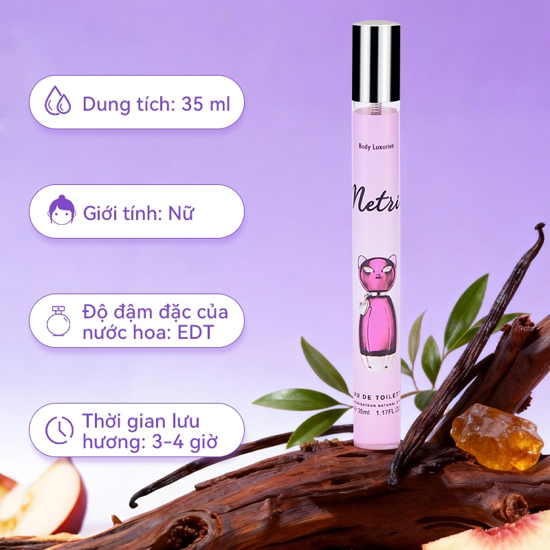 ✨Cái thứ hai nửa giá✨[METUN] Nước Hoa 35ml Ghi chú Woody ngọt ngào hoa-Fruity Nước Hoa Nữ Nước hoa lâu trôi