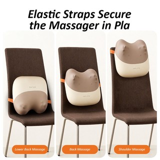 Đệm massage lưng NIPLIFE - Thiết kế không dây tiện lợi, liệu pháp nhiệt diện tích lớn