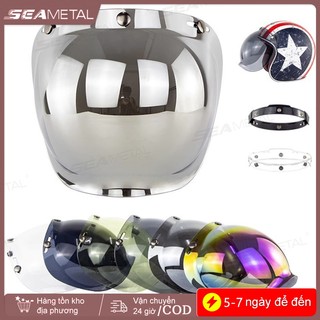 SEAMETAL Mở Mặt Mũ Bảo Hiểm Tấm Che Xe Máy Mũ Bảo Hiểm Bong Bóng Tấm Che Lật Lên Xe Máy Tấm Che Ống Kính Xe Máy Mũ Bảo Hiểm Phụ Kiện