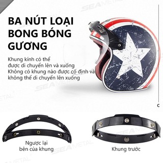 SEAMETAL Mở Mặt Mũ Bảo Hiểm Tấm Che Xe Máy Mũ Bảo Hiểm Bong Bóng Tấm Che Lật Lên Xe Máy Tấm Che Ống Kính Xe Máy Mũ Bảo Hiểm Phụ Kiện