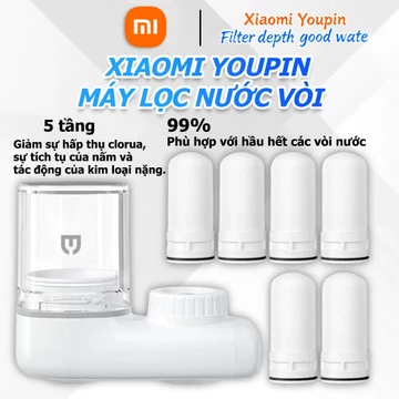 Xiaomi Youpin YINMI Máy lọc nước vòi | Lọc mịn 5 lớp, loại bỏ tạp chất và mùi hôi còn sót lại chỉ trong vài giây