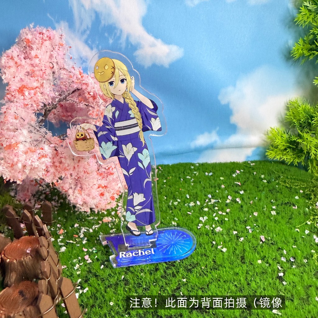 Hình đứng Acrylic của Angels of Death Anime - Zack Isaac Foster & Rachel Gardner Mô hình trưng bày dễ thương