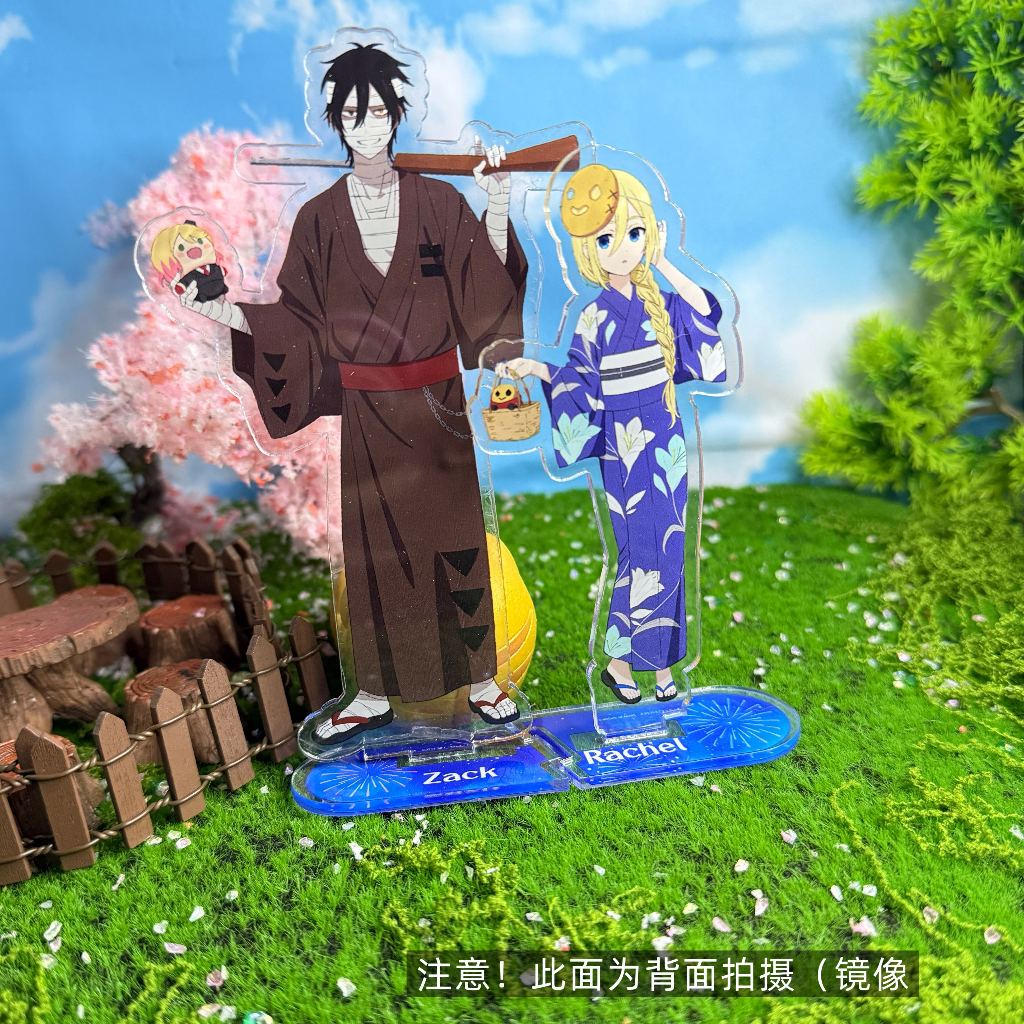 Hình đứng Acrylic của Angels of Death Anime - Zack Isaac Foster & Rachel Gardner Mô hình trưng bày dễ thương