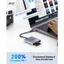 Acer Đầu đọc thẻ SD 4.0, Đầu đọc Micro SD UHS-II USB C Bộ chuyển đổi thẻ nhớ loại C có cổng PD 100W cho MicroSD SDXC SDHC UHS-II & UHS-I cho iPhone 15 / 16 / 17 Laptop MacBook
