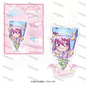 Chào mừng bạn đến với Demon School Iruma-kun Acrylic Stand Demon Trang trí hình Chibi với bảng nền