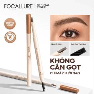 Focallure EverSharp Blade Bút chì kẻ mày chống nước Chống nhòe Sắc tố cao băng Mịn 0.2g