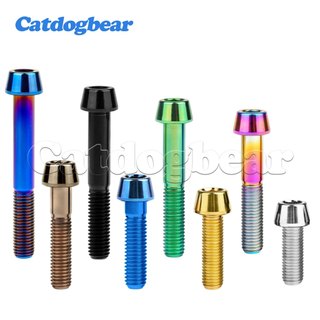 Catdogbear Titan Bu Lông M5x8 9 12 15 16 18 20 25 30 35 40 45 50 55 60mm Allen Chìa Khóa Côn Đầu Vít Cho Xe Đạp Thân Seatpost