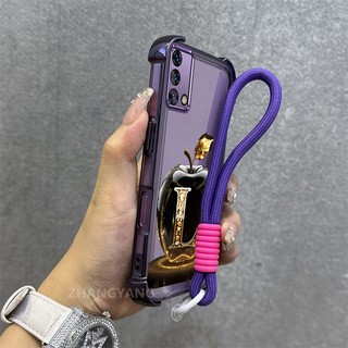 Ốp Lưng Cho OPPO A74 4G A95 4G Vỏ Điện Thoại TPU Mạ Điện Cao Cấp Chống Rơi Thẩm Mỹ Và Sáng Tạo Thiết Kế Trái Cây Dây Treo Miễn Phí