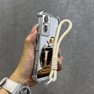Ốp Lưng Cho OPPO RENO 7Z 5G RENO 8Z 5G Vỏ Điện Thoại TPU Chống Rơi Cao Cấp Thẩm Mỹ Và Sáng Tạo Thiết Kế Trái Cây Dây Treo Miễn Phí