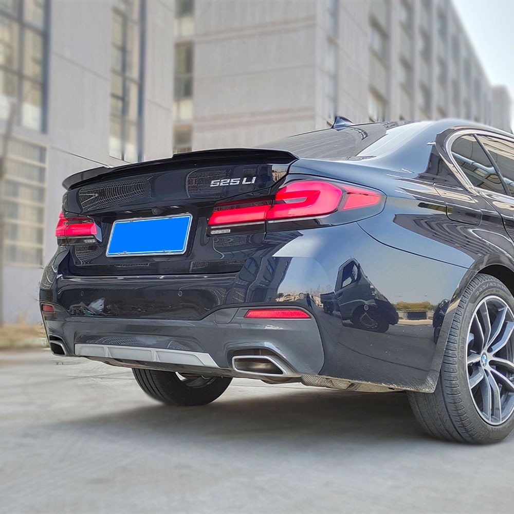 Đua Xe Thể Thao Đuôi Boot Môi Phía Sau Thân Cây Cánh Cánh Gió Chắn Gió Cho Xe BMW 5 G30 M5 F90 G38 530i 540i 525i 2017 2018 2019 2020 2021 Điều Chỉnh Tái Trang Bị