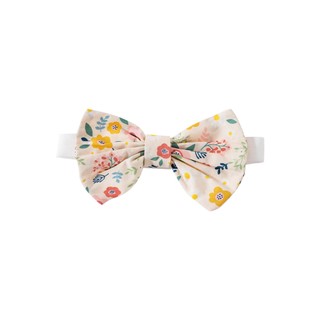 Bộ áo liền quần & băng đô Qipao hoa Trung Quốc cho bé gái sơ sinh - Onesie in mềm mượt có nút ếch cho bé gái (0-24M)