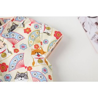 Bộ áo liền quần & băng đô Qipao in họa tiết dễ thương cho bé gái sơ sinh - Onesie lễ hội mềm mượt cho bé gái (0-24M)