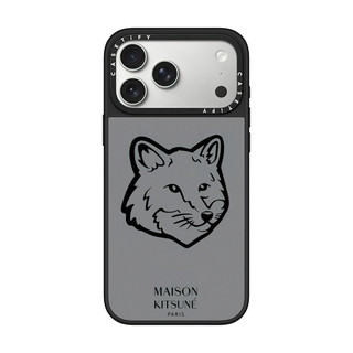 Dành Cho iPhone 17 16 15 Pro Max Maison Kitsune Fox Sticker Case Cho iPhone 13 14 Pro Max Cứng PC Ốp điện thoại iPhone 11 12 Vỏ Gương Chống Sốc