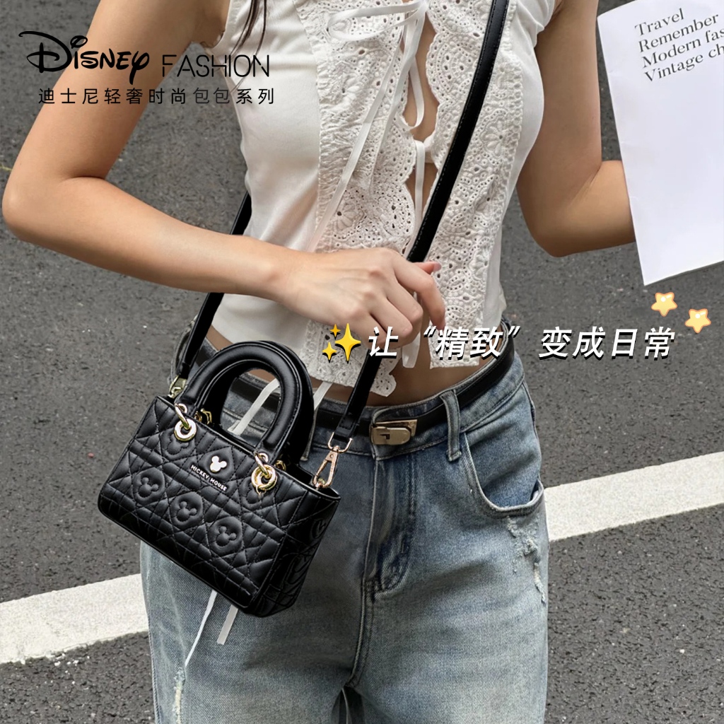 Túi Disney Nữ 2025 Phong Cách Mới Nhẹ Sang Trọng Niche Thu Đông Cao Cấp Messenger Túi Đeo Vai Quà Tặng Sinh Nhật