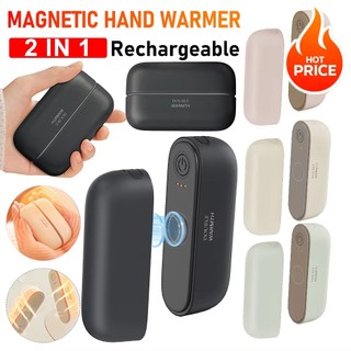 2 trong 1 Từ Điện Tay 6000mAh Sạc Bỏ Túi Ấm 3-Bánh Răng Điều Chỉnh Di Động Giữ Ấm Mùa Đông Quà Tặng