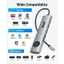 Acer Bộ chuyển đổi đa cổng USB C HUB, Bộ chuyển đổi USB-C sang HDMI 7 trong 1 với 4K @ 60Hz 100W PD 5Gbps 2 * USB-A 3.1 1 * Đầu đọc thẻ SD Type-C 3.1 cho iPhone 17 / 16 / 15 MacBook Pro / air iPad UC721