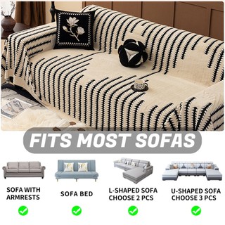 Chăn Sofa Nhung Thích Hợp Cho Trẻ Em Thú Cưng Bốn Mùa Đa Năng Mềm Mại Chống Trơn Trượt Phong Cách Bohemian Có Thể Giặt Sofa Cover