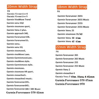 Dây đeo silicon da báo 18 20 22mm Dây đeo khắc cho Garmin Venu 3 3s 4 4s / Sq 2 / 245 255 265 255S 265S 158 165 570 970 / Vivoactive 5 6 Vòng tay