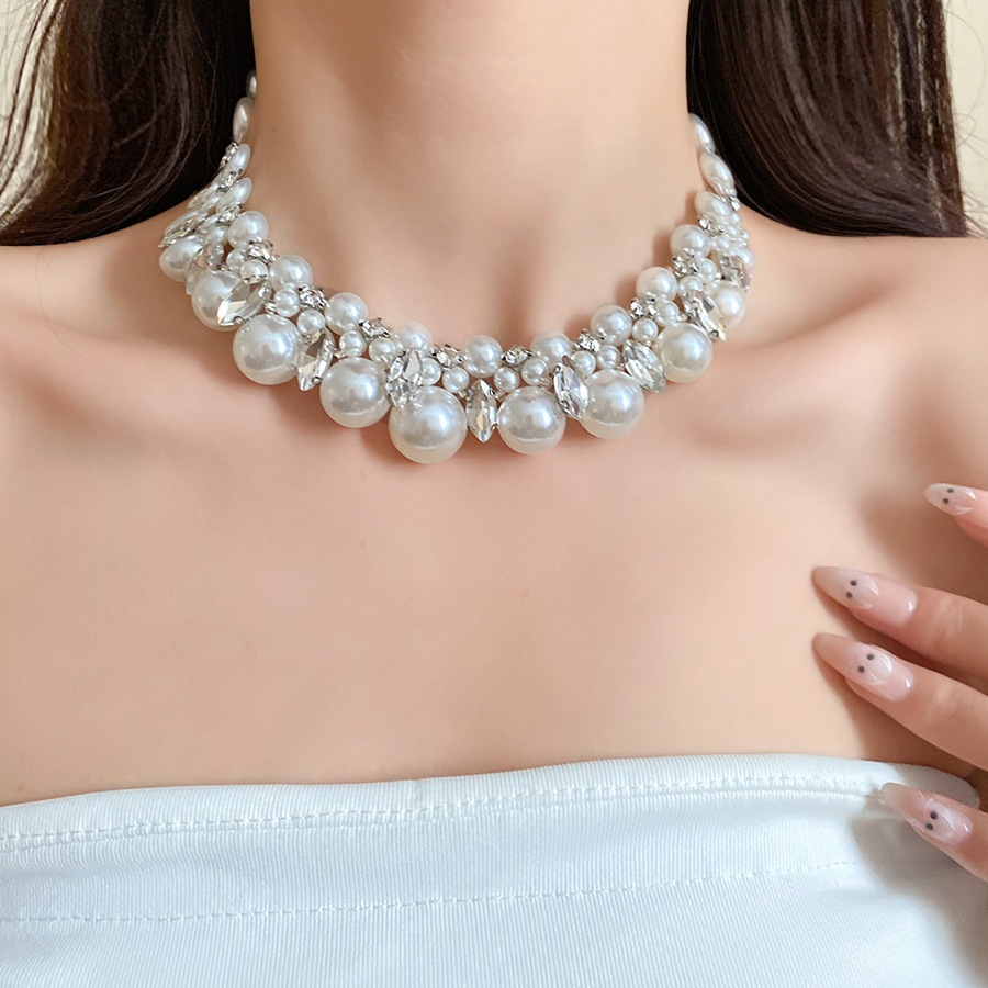 Vòng cổ đá cườm kim cương - Thời trang, sang trọng, phù hợp mọi dịp