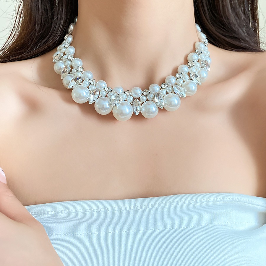 Vòng cổ đá cườm kim cương - Thời trang, sang trọng, phù hợp mọi dịp