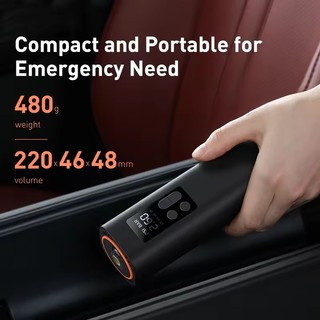 Máy nén khí ô tô Mini Baseus 12V 150PSI Máy bơm lốp ô tô di động Máy bơm hơi kỹ thuật số thông minh cho ô tô Xe đạp Thuyền máy bơm không khí