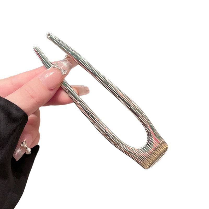 Kẹp Tóc Hình Chữ U Phong Cách Trung Hoa, Thiết kế Hiên Đại Đơn Giản, Dụng Cụ Tiện Ích Cho Tóc Nữ