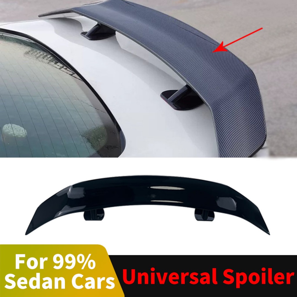 Cánh lướt gió phía sau đa năng cho 99% xe Sedan như cho Bezza Proton Saga City Vios Yaris ATIV Civic Kia Lip Sửa đổi Air Deflector Body Kit Chỉnh Trim Boot