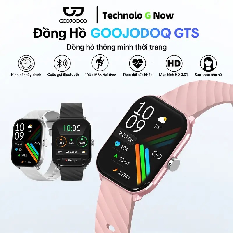 Đồng hồ thông minh GOOJODOQ I67 Chống nước Cuộc gọi Bluetooth Theo dõi sức khỏe Quản lý thể dục Thể thao Nam Nữ