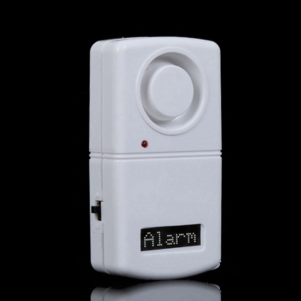 Máy dò rung độ nhạy cao Báo động động đất có đèn LED Cửa báo động xe điện không dây tại nhà