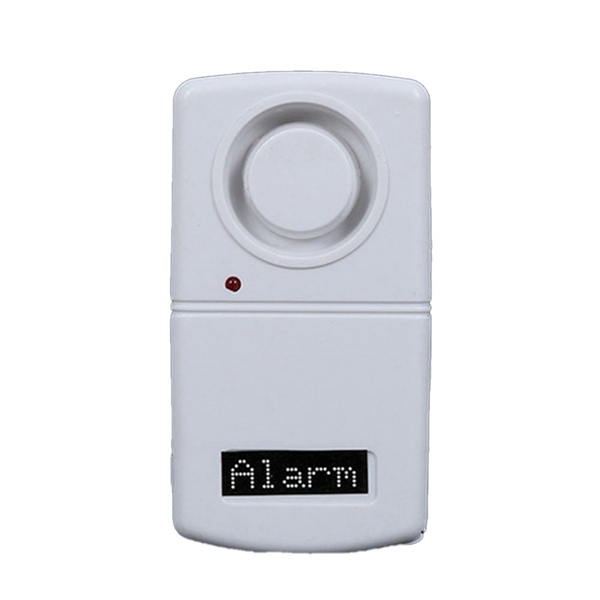 Máy dò rung độ nhạy cao Báo động động đất có đèn LED Cửa báo động xe điện không dây tại nhà