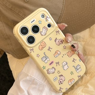Ốp điện thoại TPU họa tiết mèo nơ cho iPhone 17 Pro max 16 Pro max
