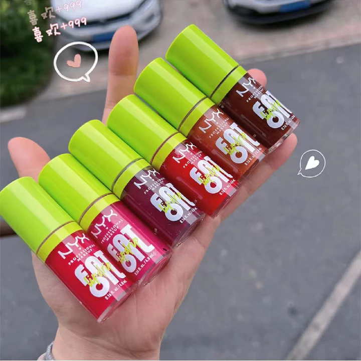 🔥 Son bóng dưỡng ẩm phục hồi môi NYX Fat Oil Lip Plumping Oil Fat Oil Water Light Lip Gloss 4.8ml