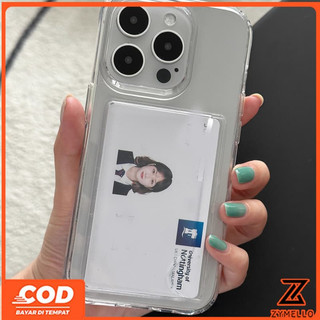 Thích hợp cho OPPO A5i A6Pro A5X A5 5G A5i A60 PRO A3 A3X A5 PRO A3 PRO Hộp đựng thẻ trong suốt sành điệu với vỏ điện thoại TPU đục lỗ và chống sốc