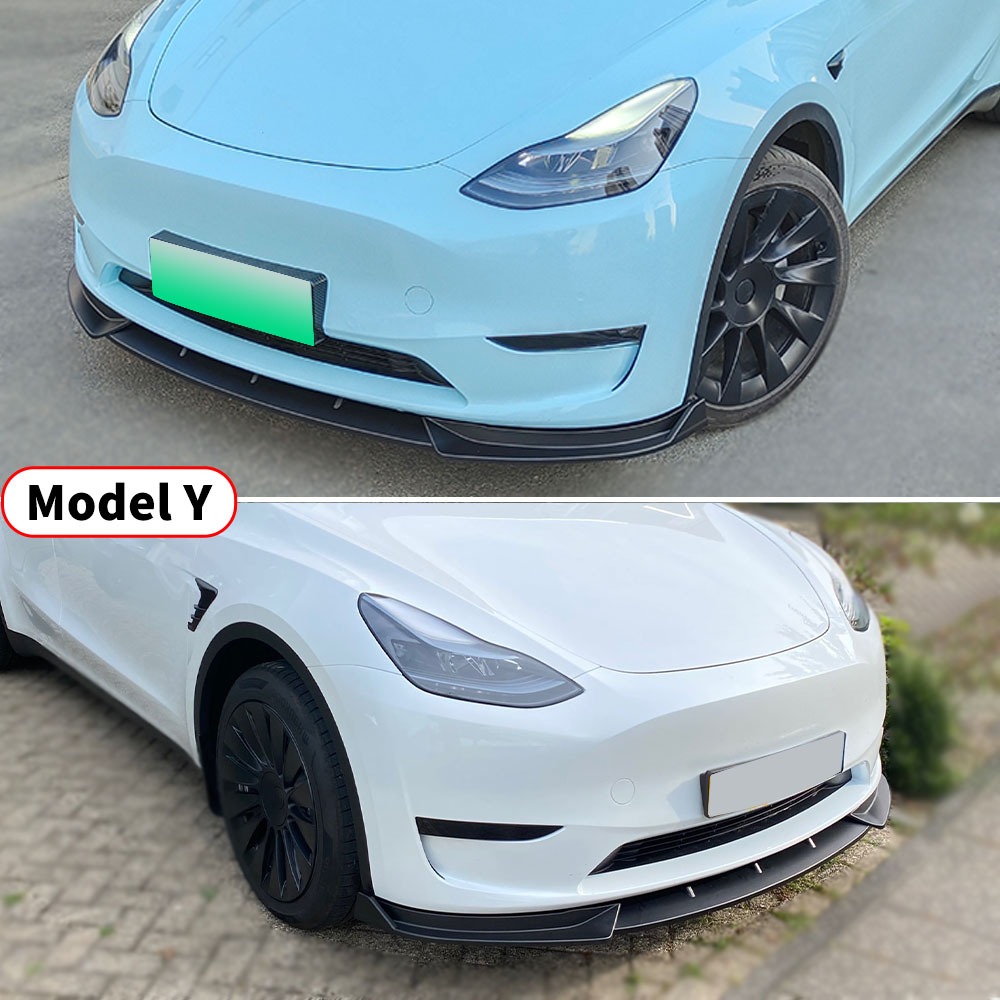 Cản Trước Lip Chin Bảo Vệ Khuếch Tán Bảo Vệ Deflector Cho Tesla Model 3 Y 2016 2017 2018 2019 2020 2021 2022 2023 2024 Phụ Kiện Sửa Đổi Facelift Body Kit