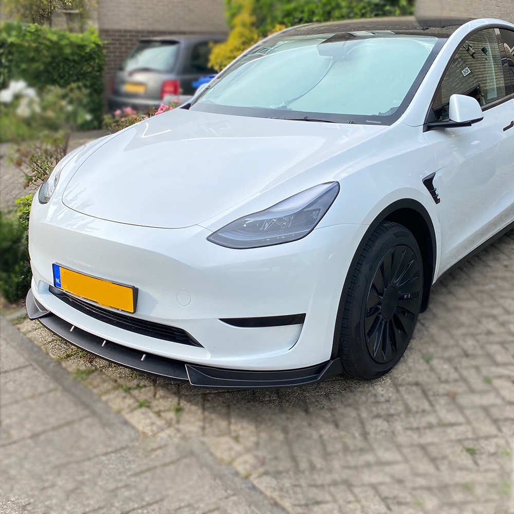 Cản Trước Lip Chin Bảo Vệ Khuếch Tán Bảo Vệ Deflector Cho Tesla Model 3 Y 2016 2017 2018 2019 2020 2021 2022 2023 2024 Phụ Kiện Sửa Đổi Facelift Body Kit