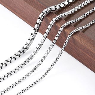 Dây chuyền thép không gỉ bốn mặt, phù hợp DIY vòng cổ và vòng tay màu sắc