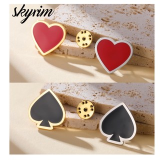 Trâm cài Skyrim 25x25mm thép không gỉ - Món quà trang sức không phai màu