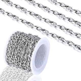 Dây chuyền mỏng thép không gỉ cho DIY, phù hợp làm vòng cổ và vòng tay