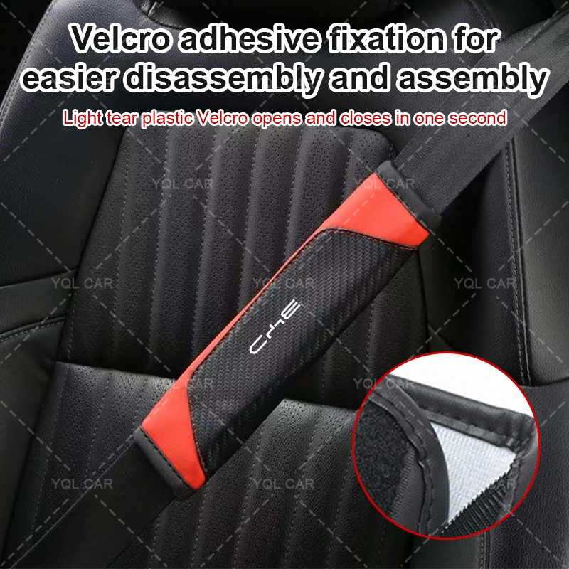 1 / 2 Chiếc Thoải Mái Miếng Lót Vai Ô Tô Lái Xe Ô Tô Đai An Toàn Đệm Cho BYD Atto 3 Yuan Plus F3 E6 F0 G3 I3 Ea1 Bài Hát Max Tang