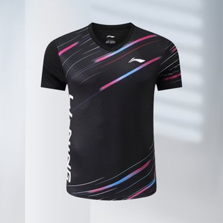Áo cầu lông Li Ning khô nhanh, phù hợp cho cả nam nữ và trẻ em