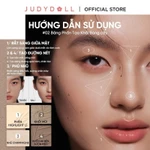 [COMBO 2] Son Bóng Đầu Sắt Nhung & Bảng Phấn Bắt Sáng Tạo Khối Highlight JUDYDOLL Bền Màu Dưỡng Môi Mỏng Nhẹ — ảnh 3